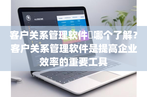 客户关系管理软件​哪个了解？客户关系管理软件是提高企业效率的重要工具